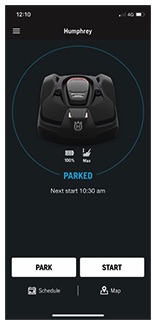 The Husqvarna Connect app makes using the Automower 450X simple